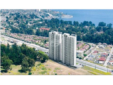 arriendo departamento 2d 2b amoblado con vista al mar en concon