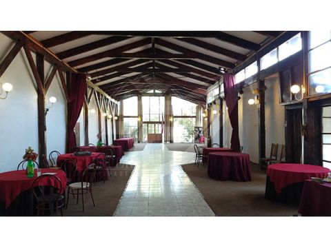 venta de restoran hotel y centro de eventos en los andes