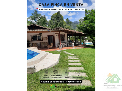 casa campestre en venta
