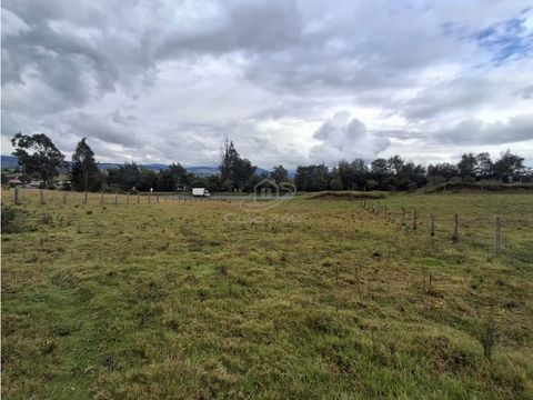 venta de lote oicata sobre la doble calzada paipa tunja