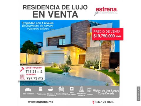 residencia en venta de lujo con equipamento de primera
