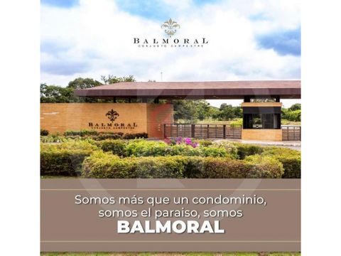 lote campestre condominio balmoral