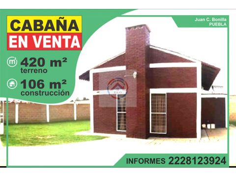 casa en venta puebla tipo cabana