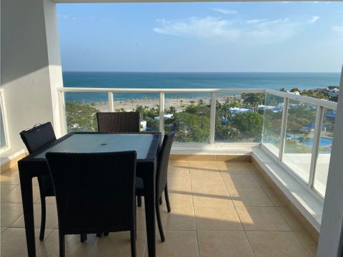 venta apartamento amoblado vista al mar playa blanca