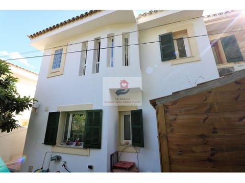 casa pareada con jardin y terraza en font de sa cala