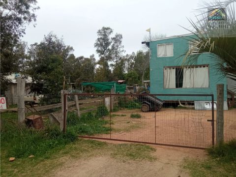 se vende terreno con galpon en sauce de portezuelo frente a ruta