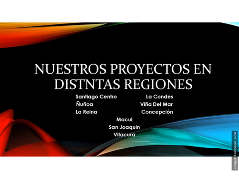 proyectos inmobiliarios santiago y regiones