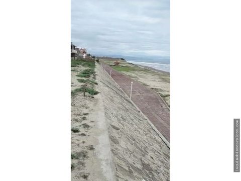 se vende terreno frente al mar 1era linea san jose