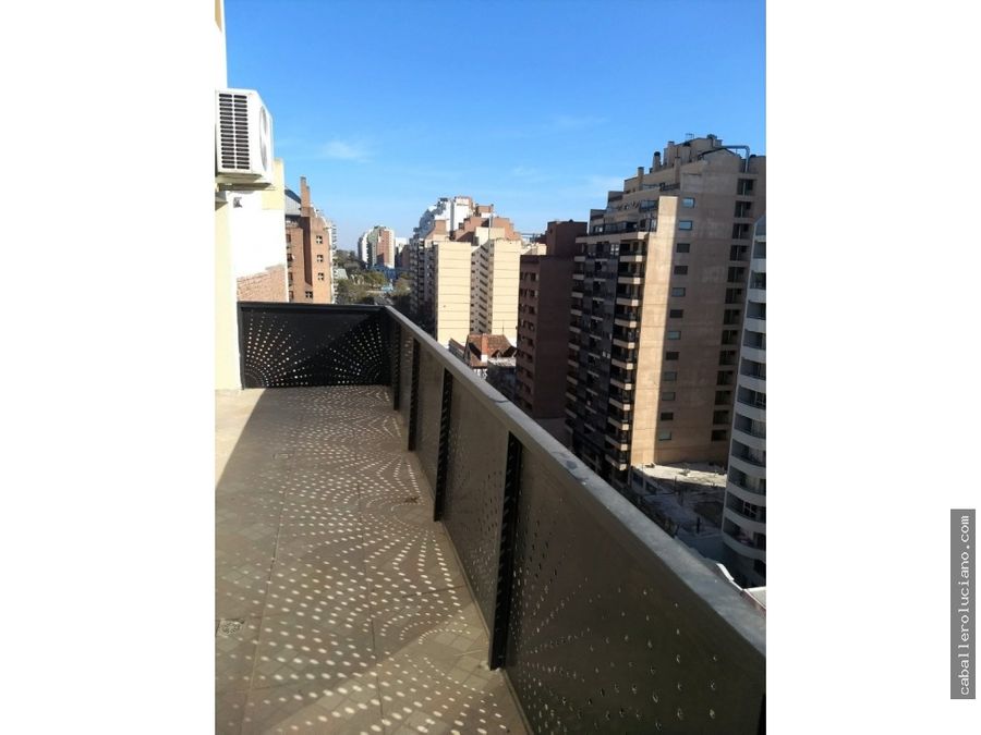 departamento 1 dormitorio san lorenzo y chacabuco gran balcon terraza