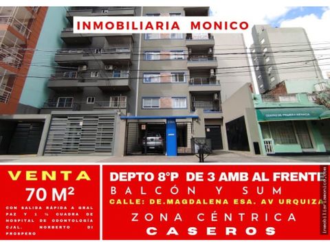 venta depto 3 amb centro de caseros con cochera