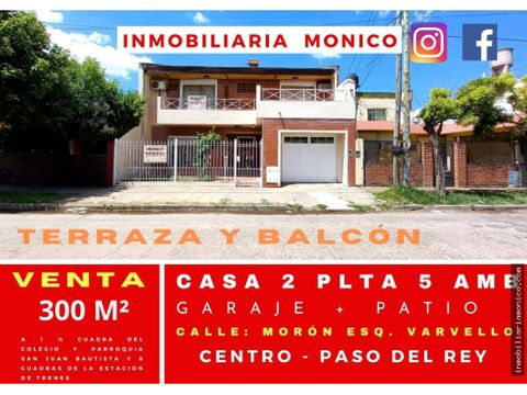 casa en venta de 2 plta 5 amb centro de paso del rey