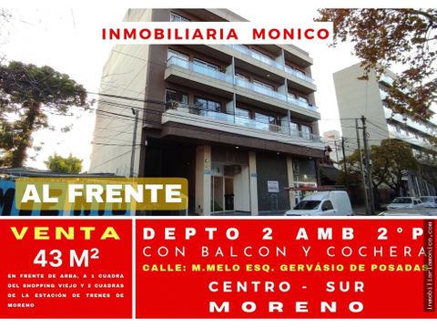 venta depto 2 amb centro de moreno