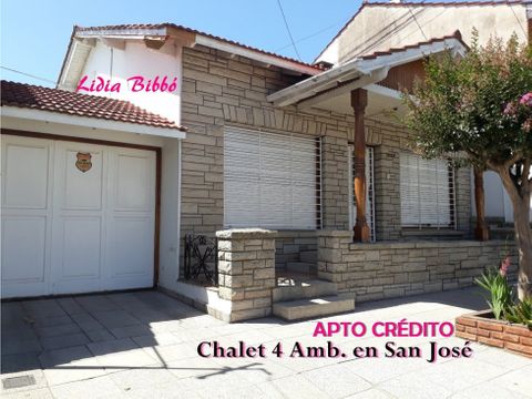 chalet 4 amb cocheras quincho patio parque loza san jose