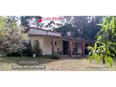 casa quinta en sierras de los padres