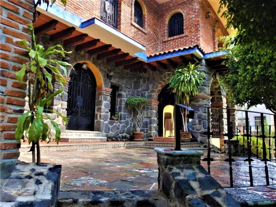 casa tipo hacienda estilo rustico mexicana