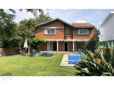 casa estilo cuernavaca en lomas de cocoyoc