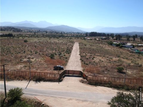 se vende parcela piedra amarilla los laureles limache