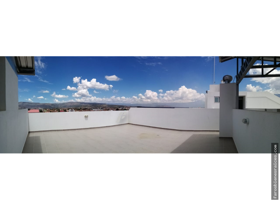 garzonier 47m2 terraza 59m2 oeste us 57500 cochabamba
