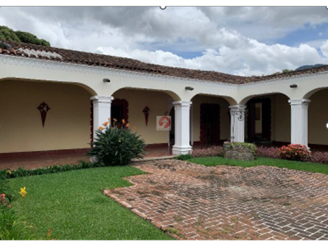 casa en ubicacion privilegiada antigua guatemala