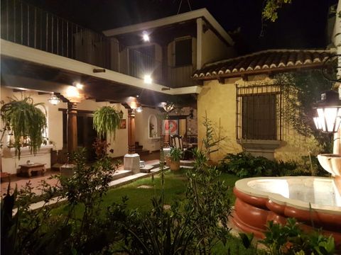 venta casa de 5 habitaciones en condominio antigua guatemala