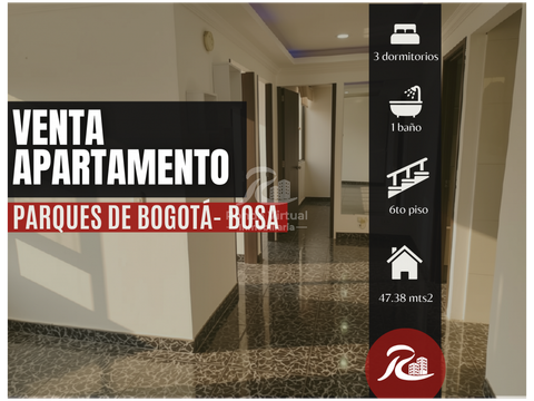 venta apto parques de bogota bosa 47m2 3 hab vista exterior