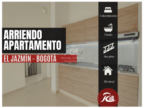 arriendo apartamento el jazmin 3 hab balcon piso 4