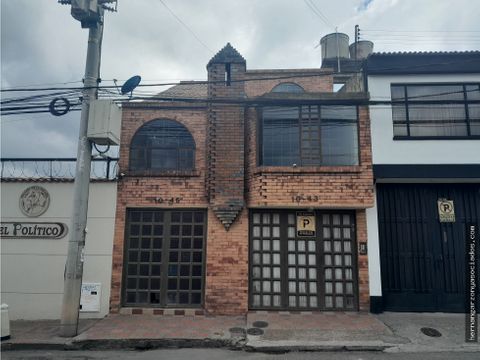 se vende casa comercial en el centro de zipaquira