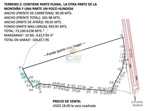 venta terreno carretera puerto quetzal guatemala