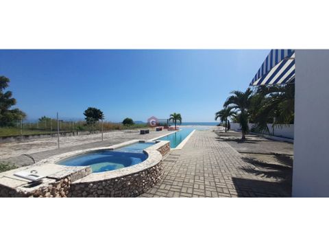 ganga terreno con piscina frente al mar punta chame 1500m2