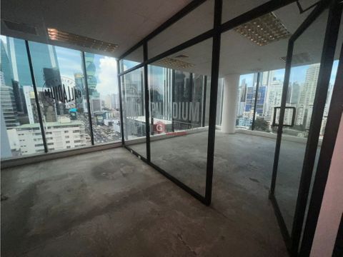 oficina calle 50 ph global plaza 500m2 con divisiones