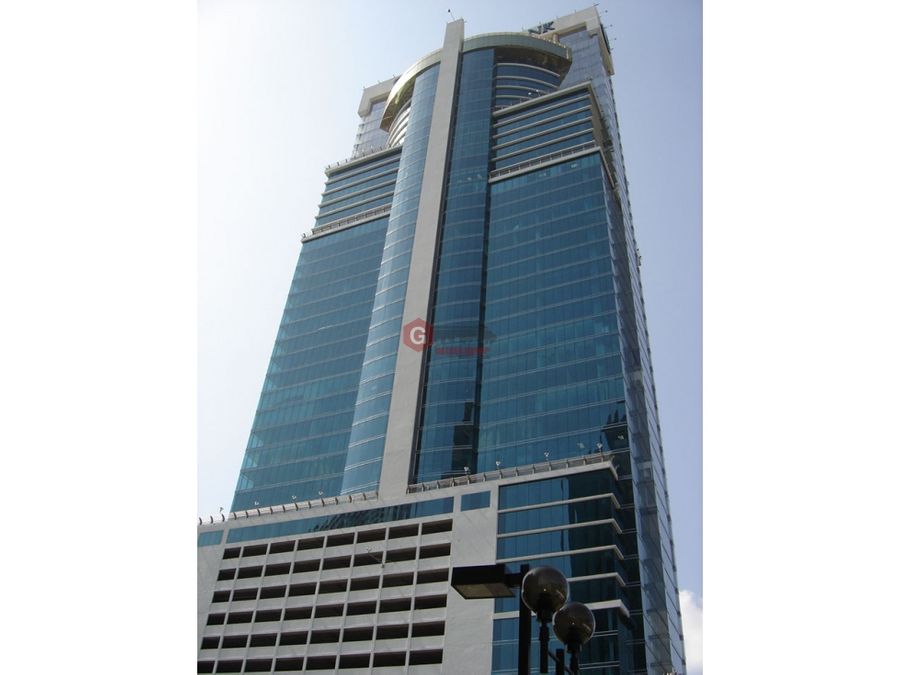 oficina calle 50 torre global bank 102m2 con divisiones dh