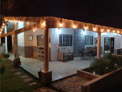 casa campestre altos de cerro azul 1186m2 3 hab con garita