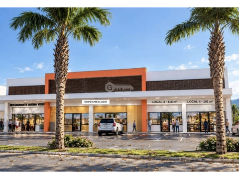 se alquila local 115 m2 en capira plaza buena vista planta baja