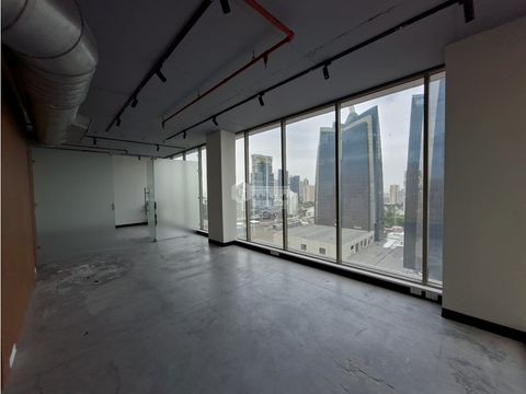 oficina obarrio twist tower 74m con divisiones piso alto