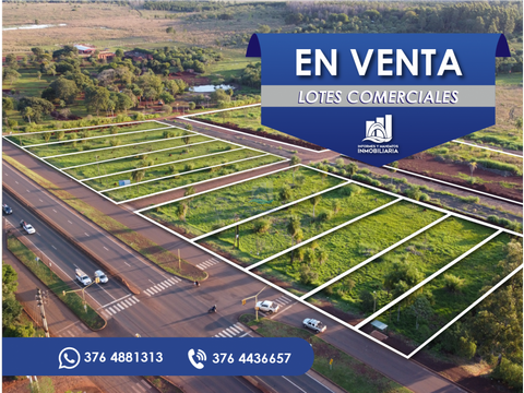 venta lotes comerciales 1200 m2 posadas garupa