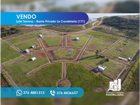 lote terreno barrio privado la candelaria 171