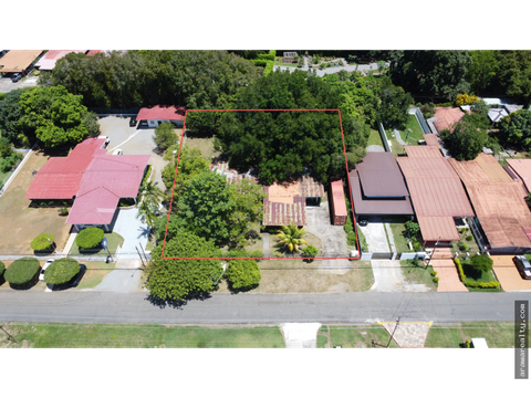 terreno con residencia en venta santa cruz david