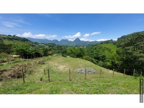 lote con excelente vista en venta en titiribi