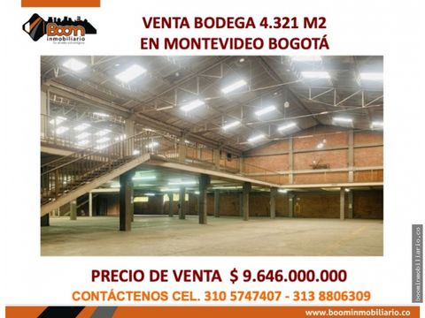 vendo bodega montevideo 4321 m2