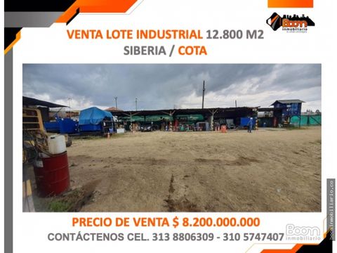 venta lote industrial 12800 m2 en siberia cota