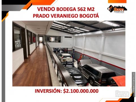 vendo bodega 562 m2 prado veraniego bogota