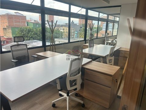 oficina en coworking en arriendo sector estadio medellin