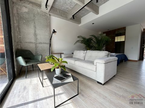 apartaestudio tipo loft en arriendo en el retiro sector mall la fe