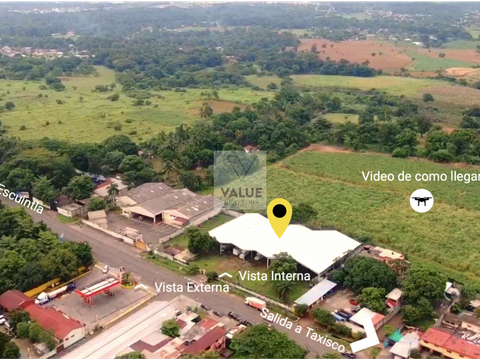 venta bodegas en escuintla 2609 m2 y 12mz terreno