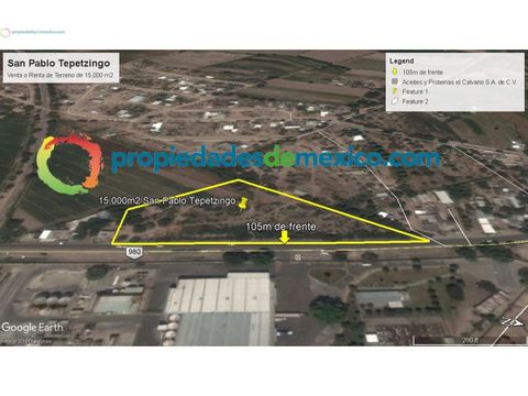 venta de terreno 15000m2