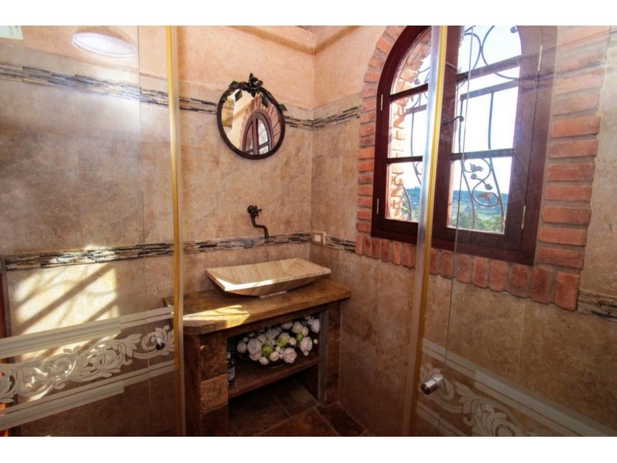 espectacular casa campestre estilo toscano villa italiana en venta