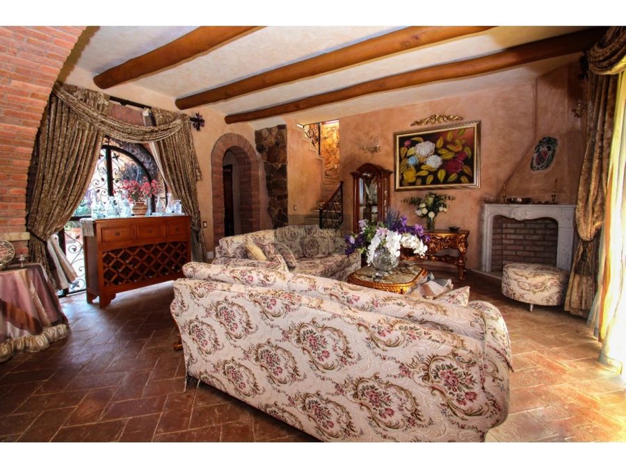 espectacular casa campestre estilo toscano villa italiana en venta