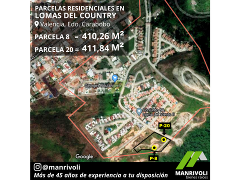 parcela residencial p 08 en lomas del country guataparo valencia