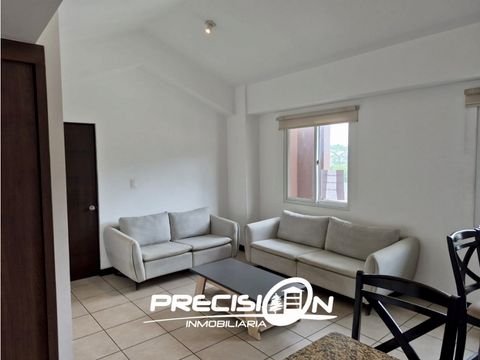 apartamento semi amueblado en alquiler zona 16 condominio canada 16