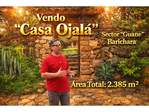 vendo casa barichara sector guane ojala